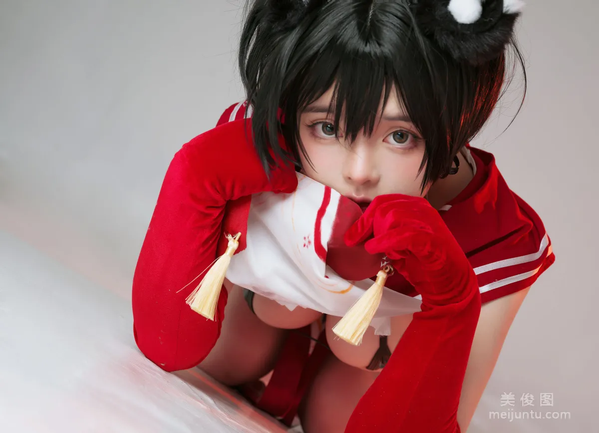 [Web Idol COSER Photos] NinJA Azhaizhai - Tsubaki photo 18
