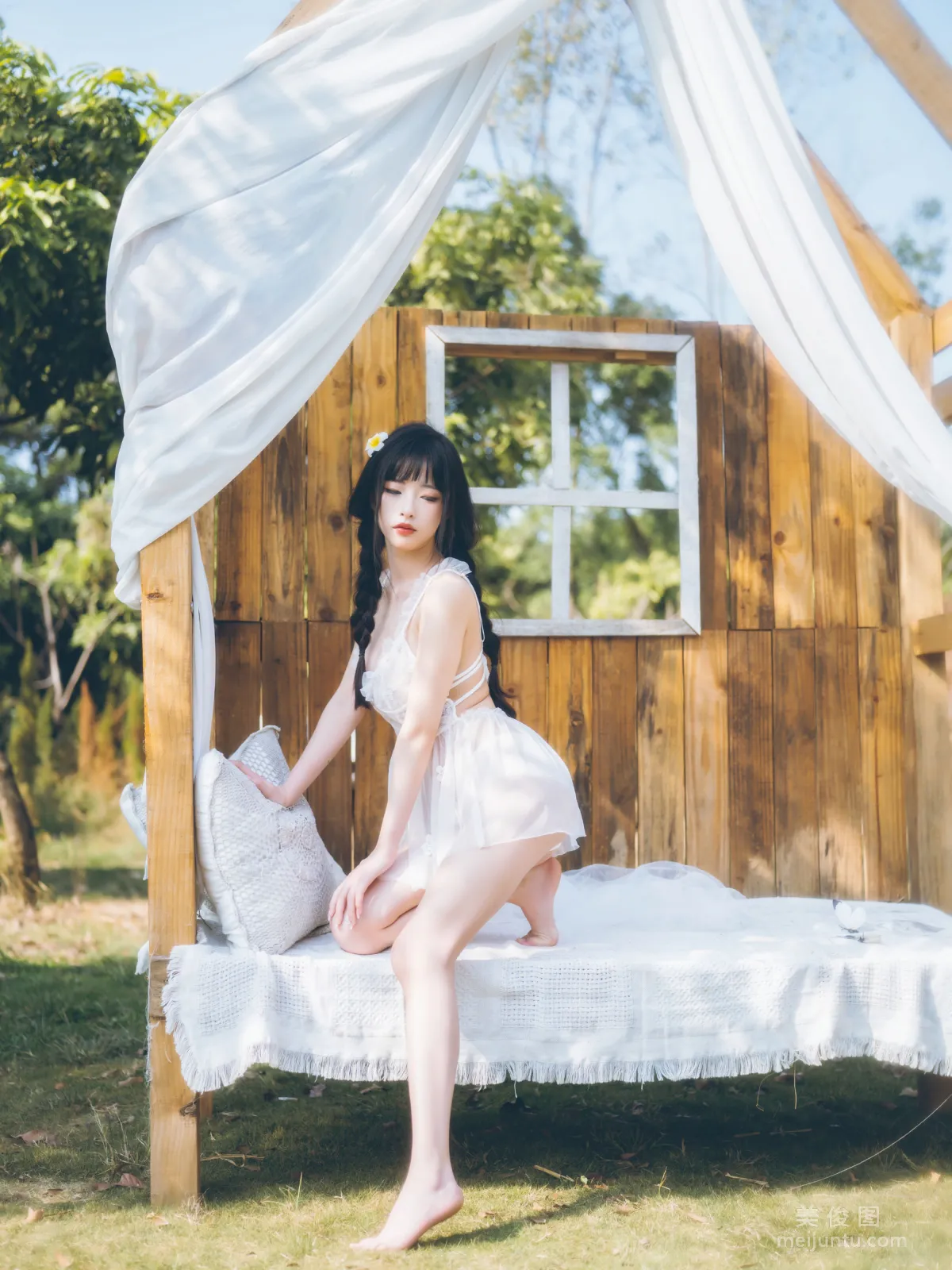 [Web Idols COSER Photos] Beauty Qingshui Younai, Pastoral Fresh 01 Set photo 31