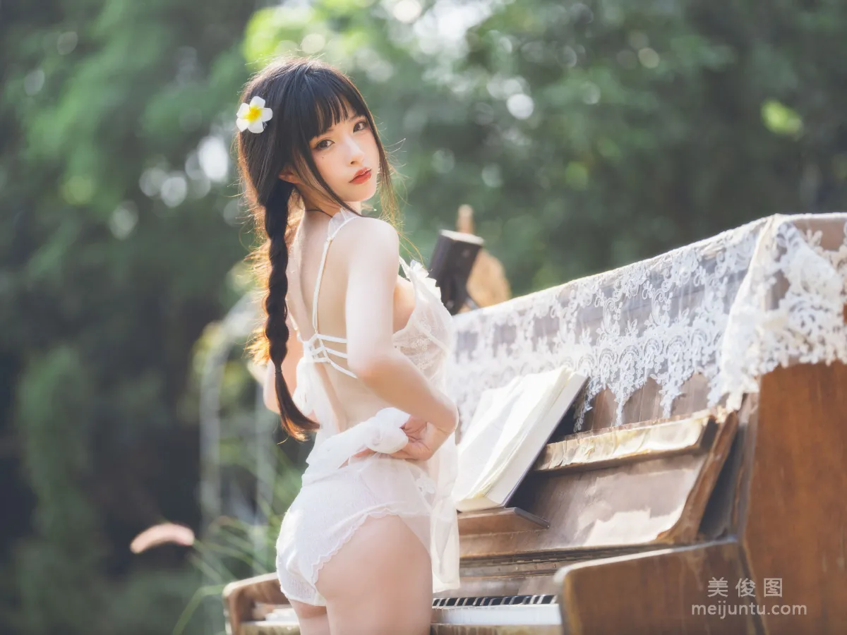 [Web Idols COSER Photos] Beauty Qingshui Younai, Pastoral Fresh 01 Set photo 54