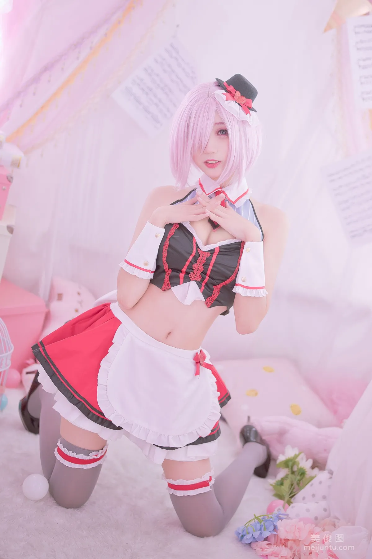 [Web Idols Coser Photo] Zhouji Shike Aitu Tu, Mash Valentine's Day Set photo 8