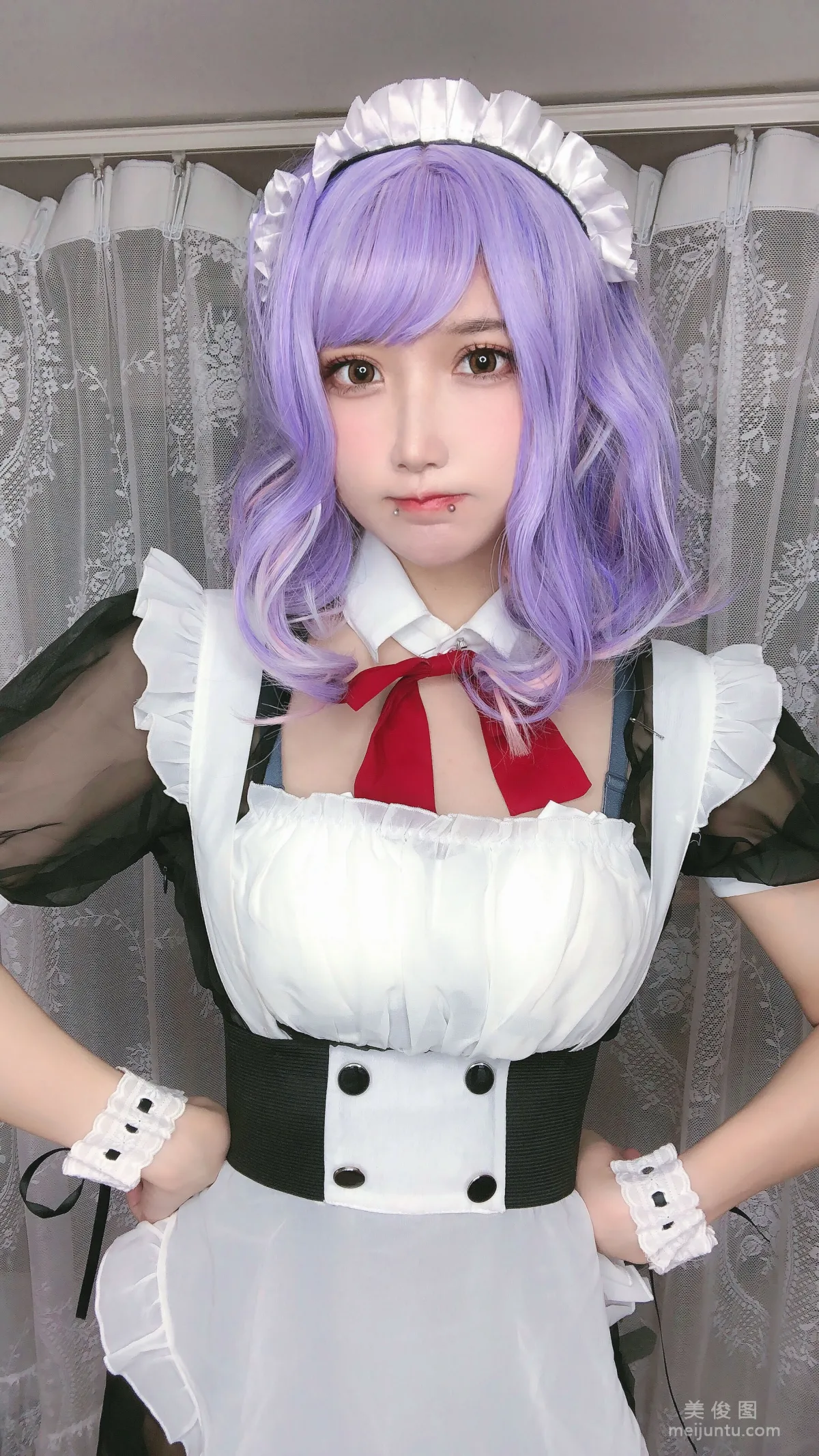 [Web Celebrity COSER Photo] Anime Blogger Abao Yeshi Tuniang - Maid Set photo 3