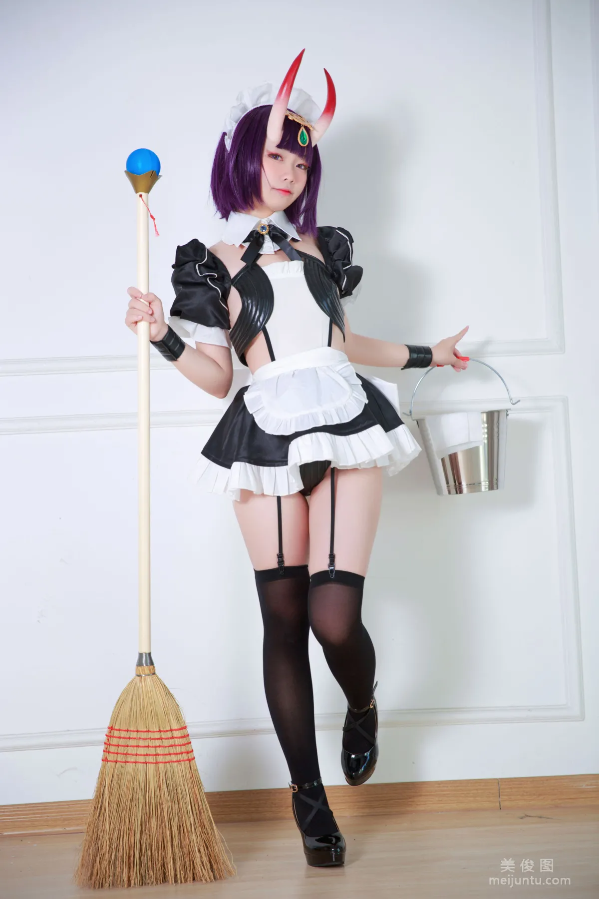 [Web Idol Cosplay Photos] Anime Blogger G44 Buhui Shoushang - Shuten Maid photo 1