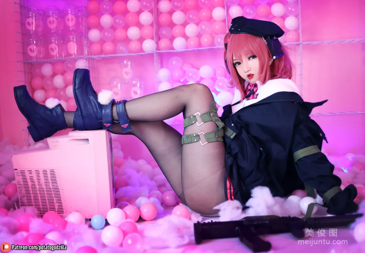 Coser小姐姐Potato Godzilla - MP7 (Girls Frontline) 写真套图9