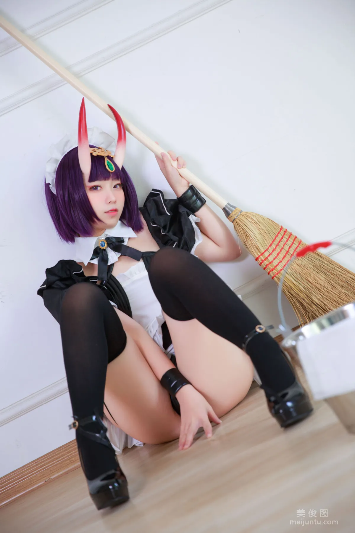 [Web Idol Cosplay Photos] Anime Blogger G44 Buhui Shoushang - Shuten Maid photo 15