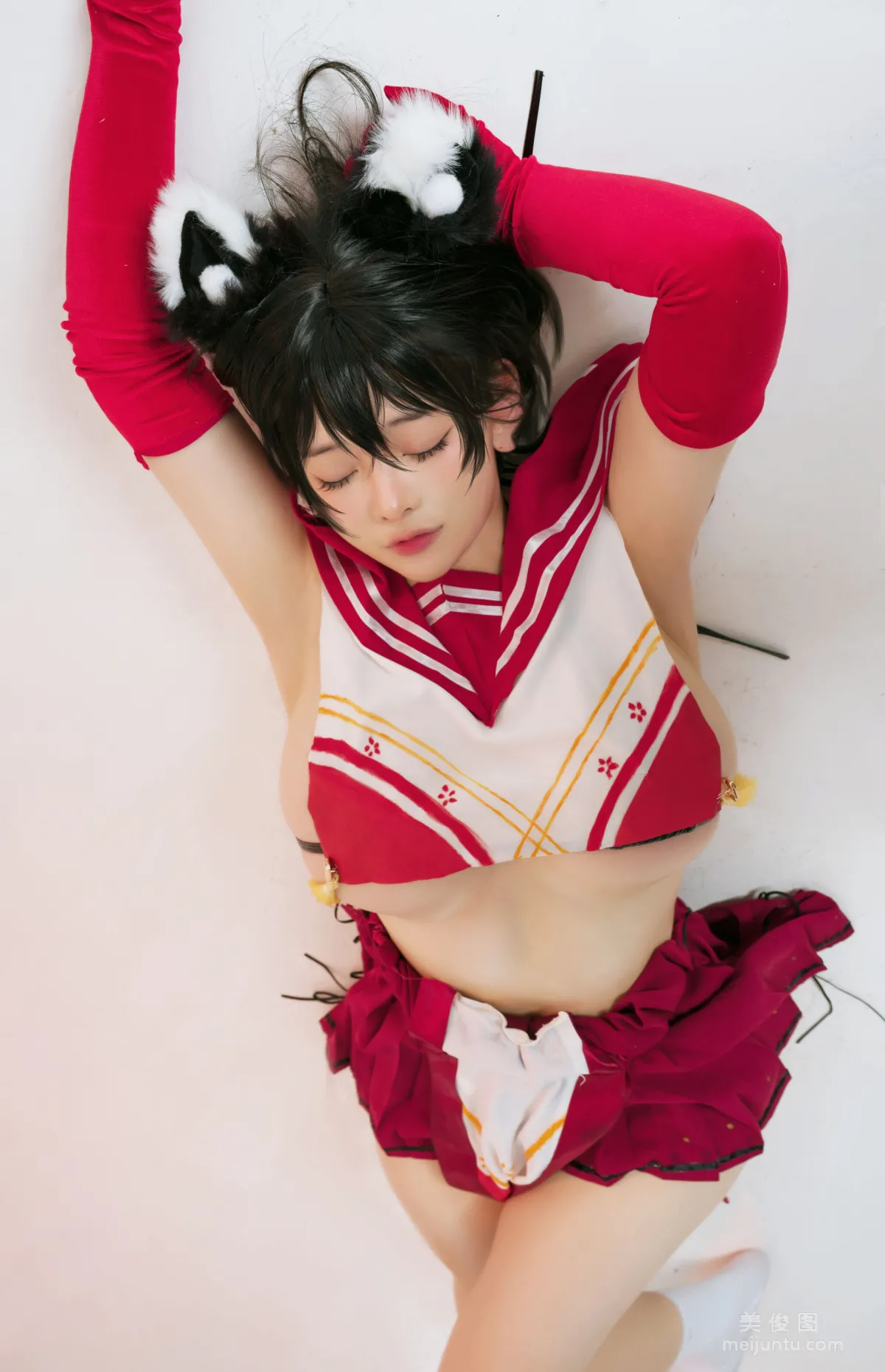 [Web Idol COSER Photos] NinJA Azhaizhai - Tsubaki photo 9