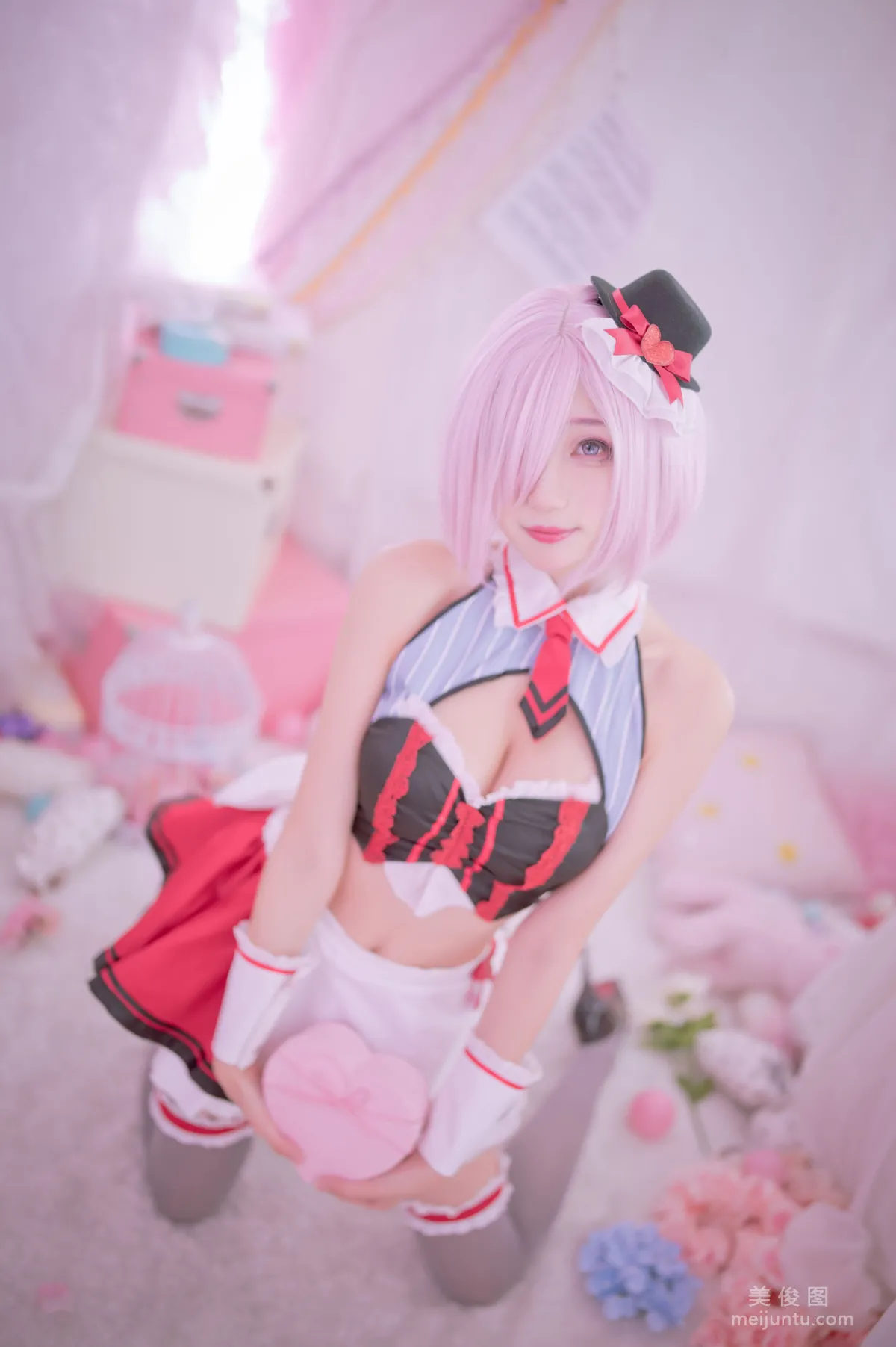[Web Idols Coser Photo] Zhouji Shike Aitu Tu, Mash Valentine's Day Set photo 10