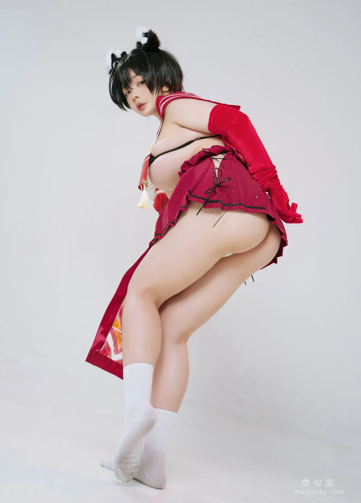 [Web Idol COSER Photos] NinJA Azhaizhai - Tsubaki photo 26