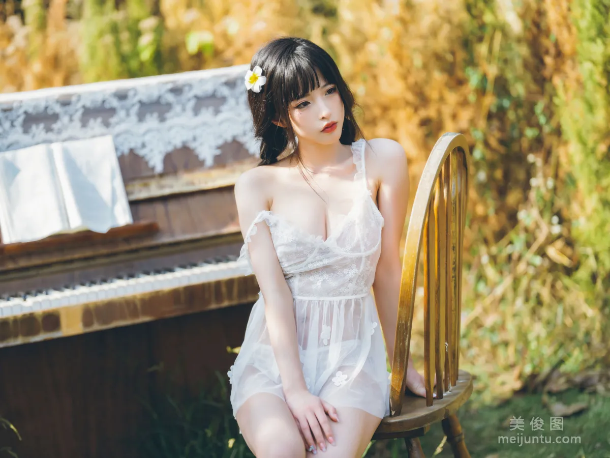 [Web Idols COSER Photos] Beauty Qingshui Younai, Pastoral Fresh 01 Set photo 53
