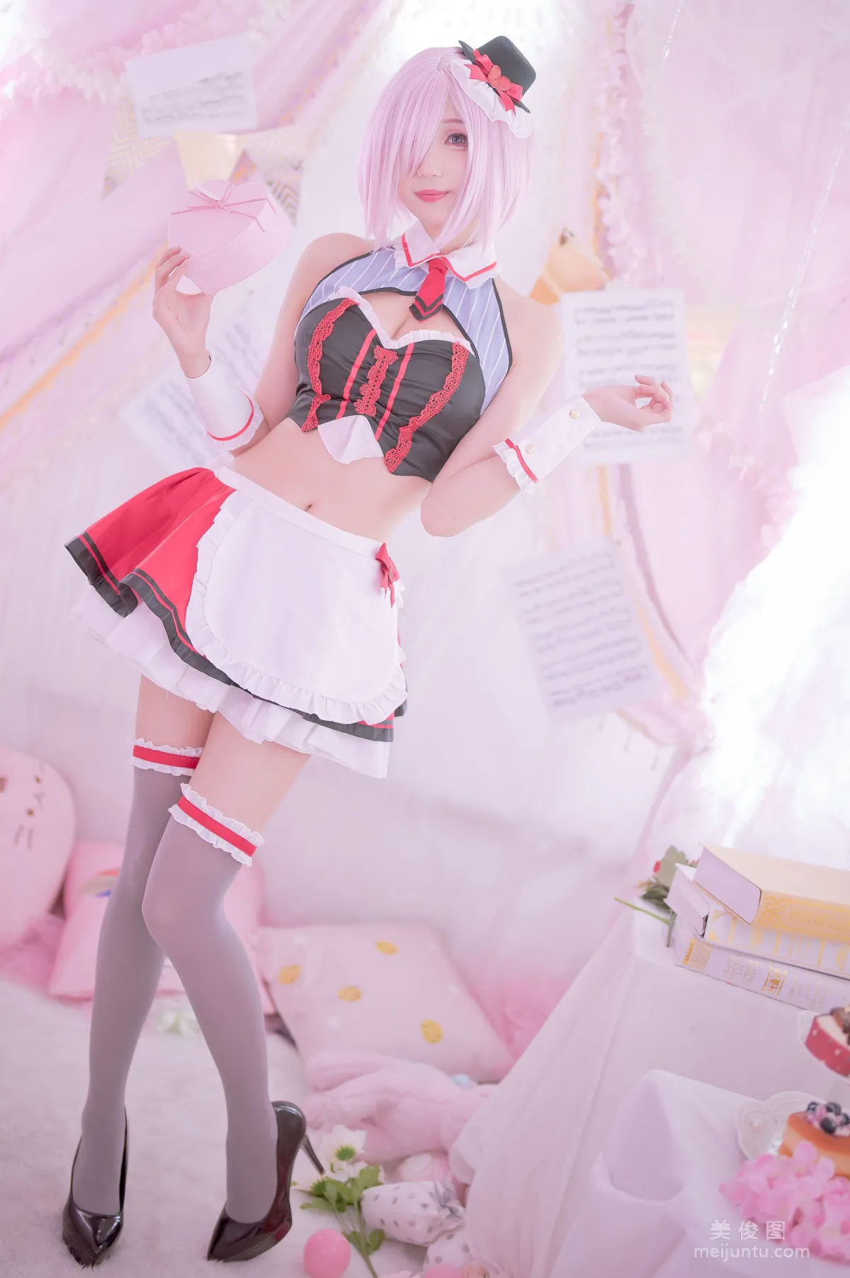 [Web Idols Coser Photo] Zhouji Shike Aitu Tu, Mash Valentine's Day Set photo 12