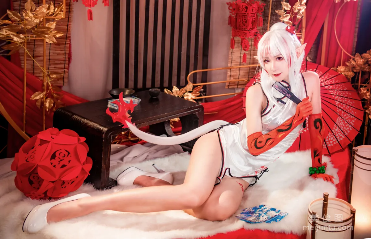 [Web Idols Coser Photos] Anime Blogger Ruanyi Fairy, Arknights Nian Set photo 15