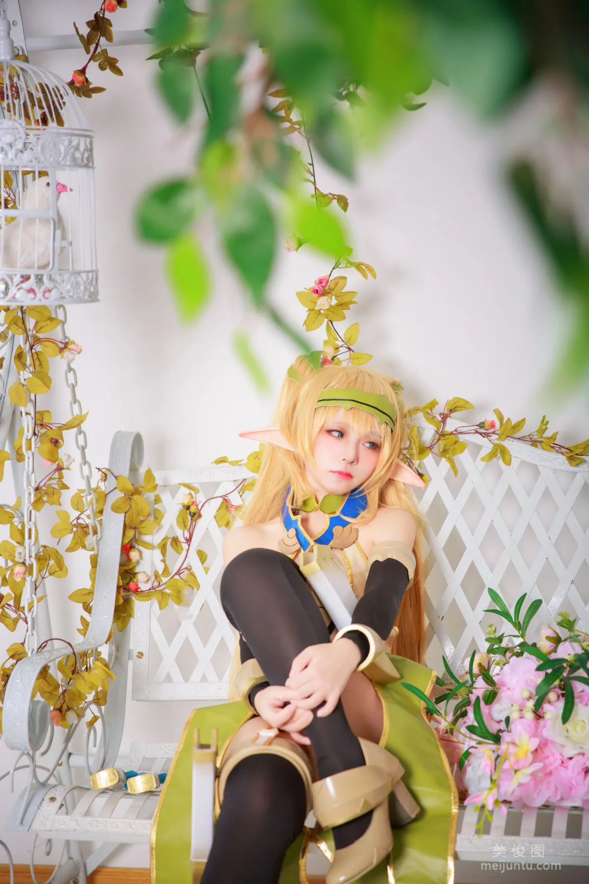 [Web Idols COSER Photos] G44 Buhui Shoushang, Elf Village photo 2