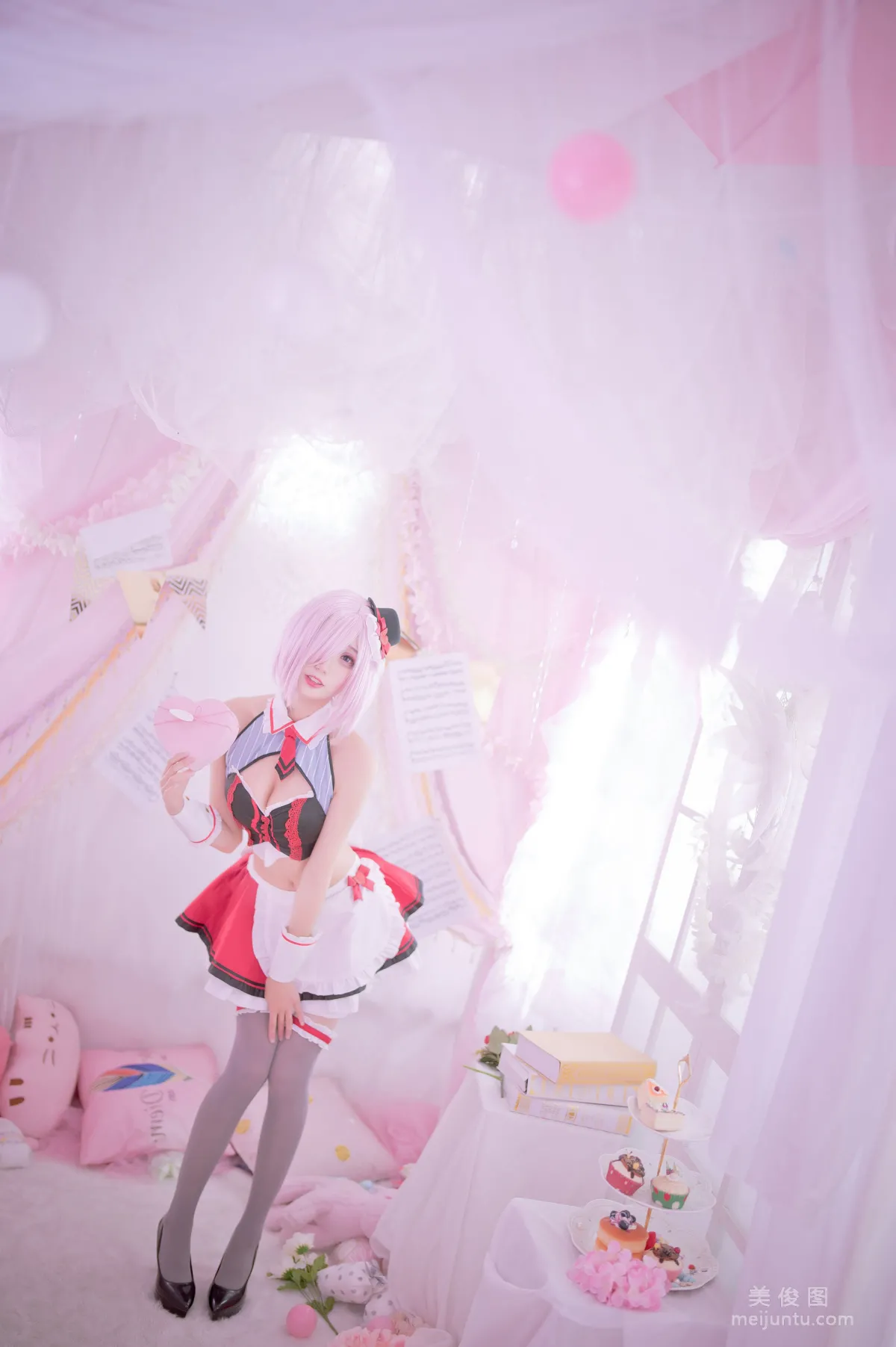 [Web Idols Coser Photo] Zhouji Shike Aitu Tu, Mash Valentine's Day Set photo 13
