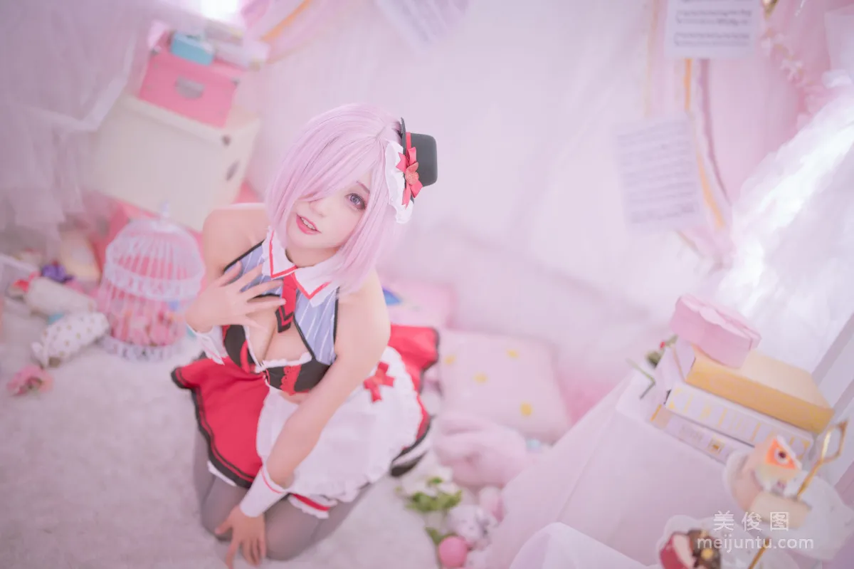 [Web Idols Coser Photo] Zhouji Shike Aitu Tu, Mash Valentine's Day Set photo 16
