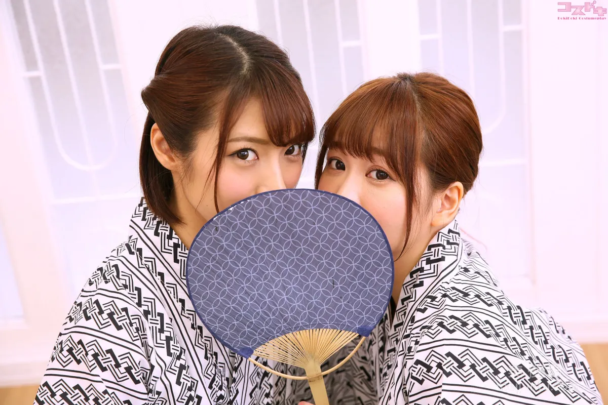 [Cosdoki] 阿部乃みく&amp;篠宮ゆり abenoshinomiya_pic_yukata1 3