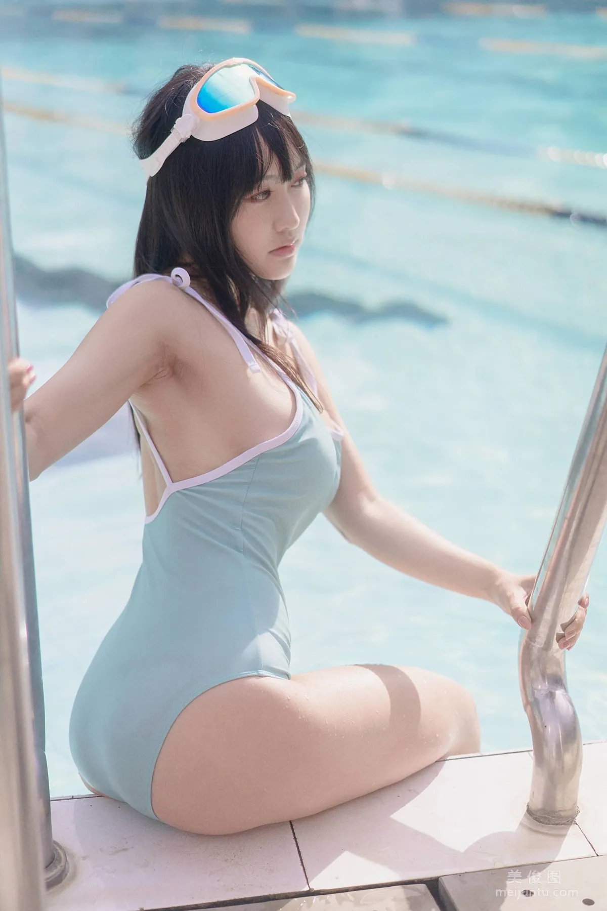 [Web Idol COSER Photo] Anime Blogger Tuoweiba Mizuki, Pool photo 32