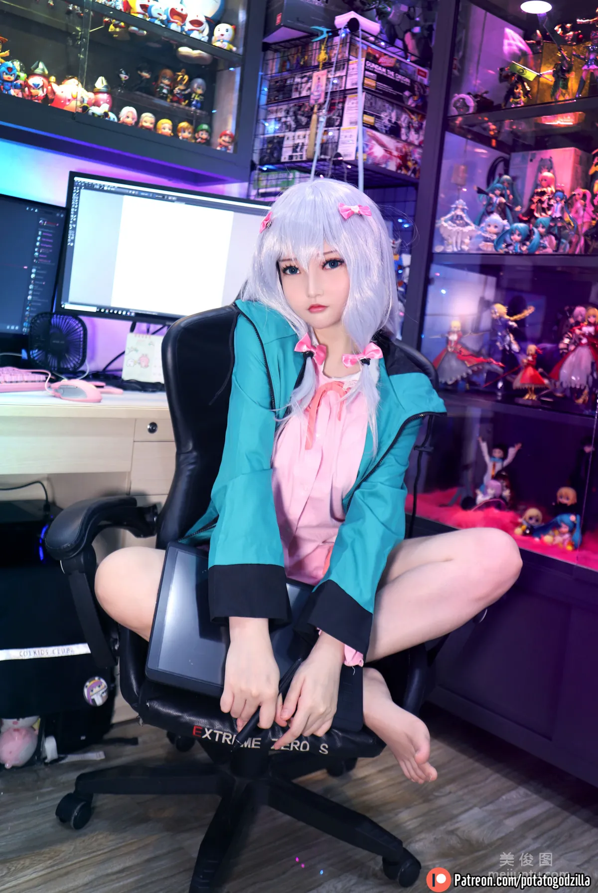[网红COSER写真] Potato Godzilla - Sagiri 套图6