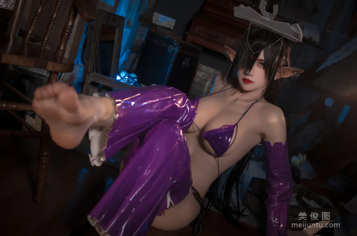 [Web Celebrity COSER Photo] Anime Blogger Yingman Sanshi - Black Beast Olrica Doujin photo 29