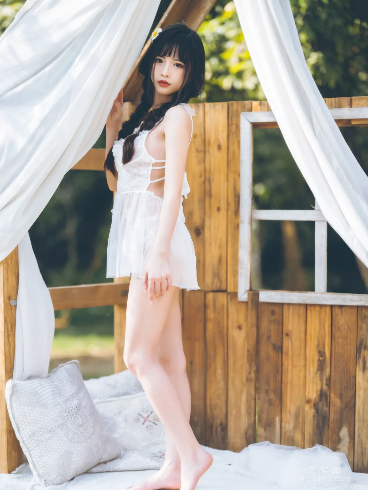 [Web Idols COSER Photos] Beauty Qingshui Younai, Pastoral Fresh 01 Set photo 35