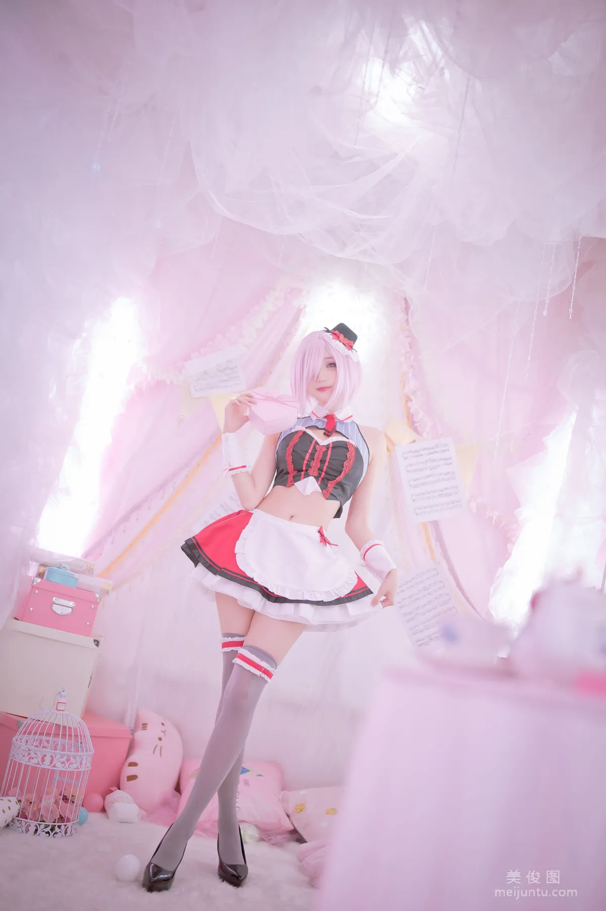 [Web Idols Coser Photo] Zhouji Shike Aitu Tu, Mash Valentine's Day Set photo 5
