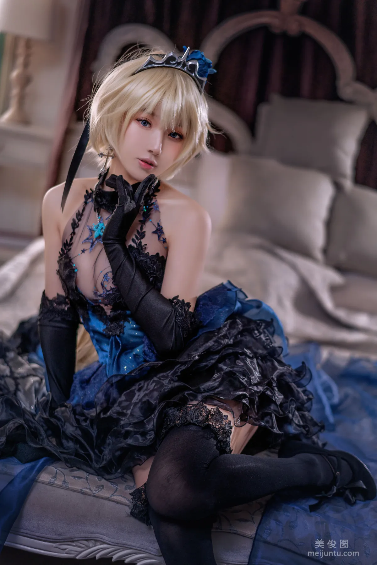 [Internet Celebrity COSER Photos] Abao Yeshi Tuniang - Jeanne Wedding Dress photo 15