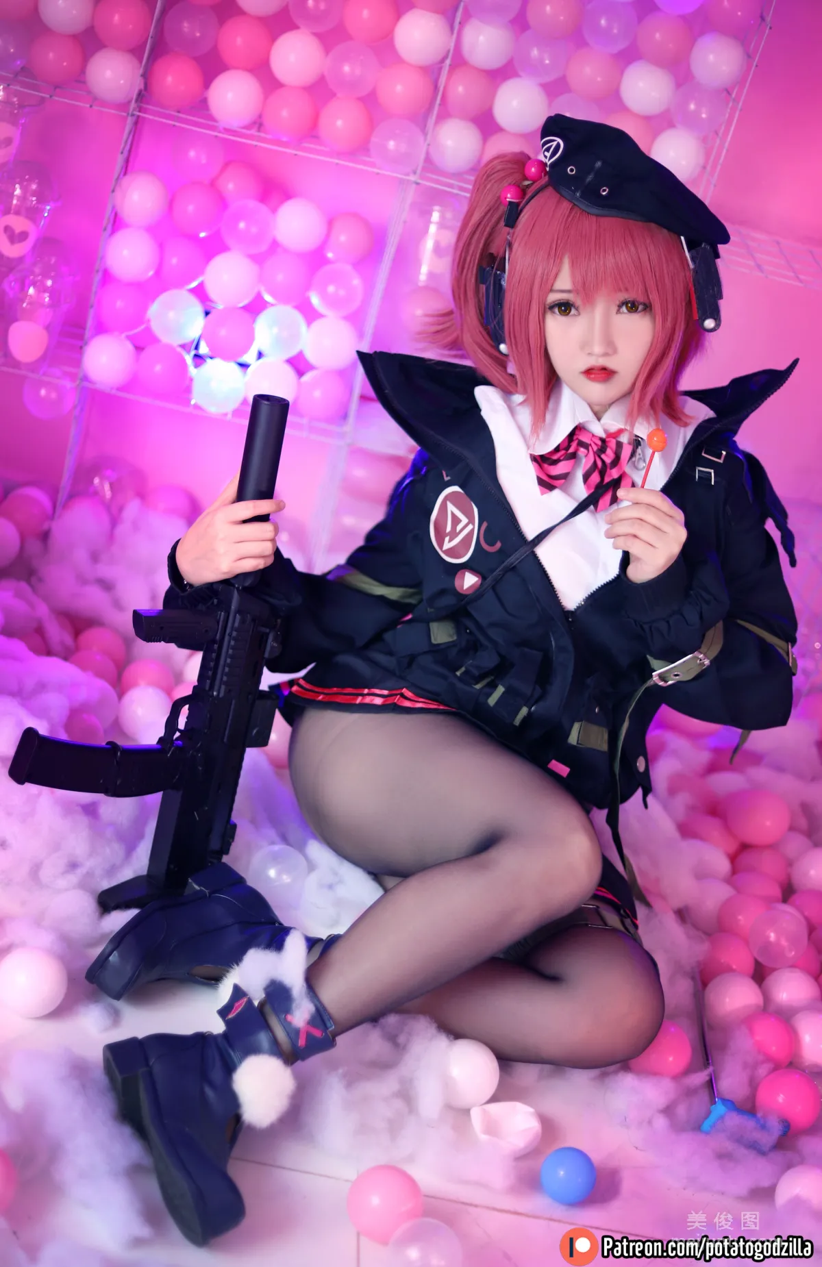 Coser小姐姐Potato Godzilla - MP7 (Girls Frontline) 写真套图3