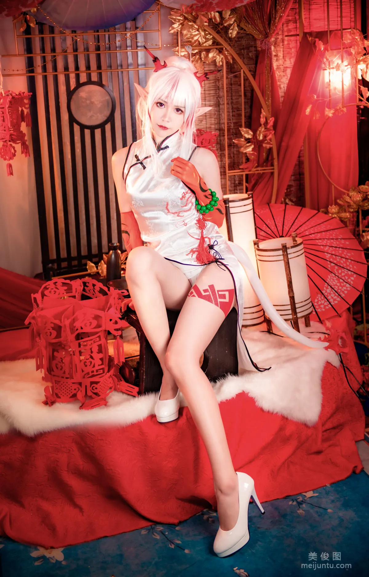 [Web Idols Coser Photos] Anime Blogger Ruanyi Fairy, Arknights Nian Set photo 8