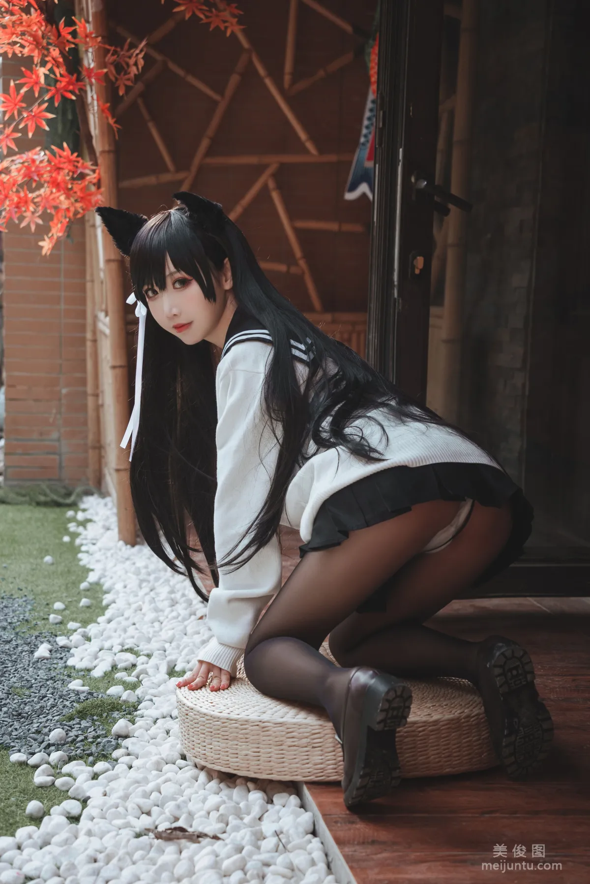 [Web Idols COSER Photo] Cute Popular Coser Mianbing Xianer - Atago JK2 photo 10