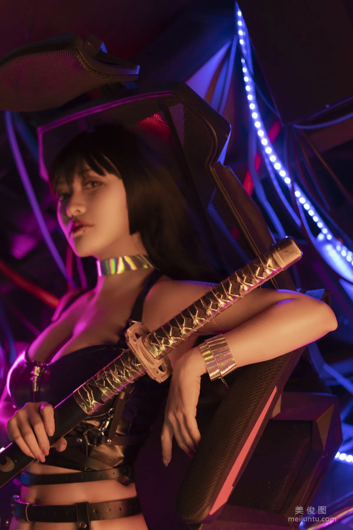 [Web Idols Coser Photos] Anime Blogger Tuoweiba Mizuki - Cyberpunk photo 10