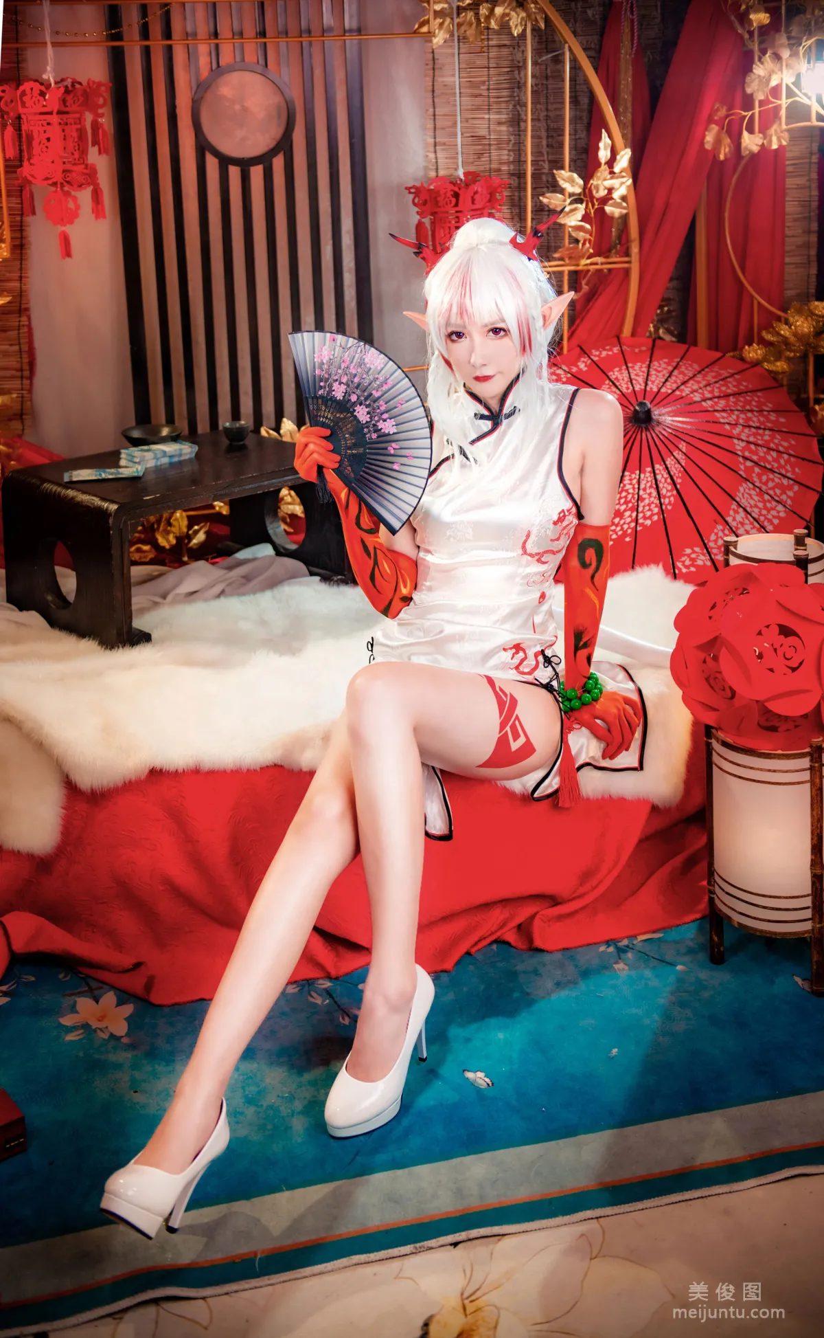[Web Idols Coser Photos] Anime Blogger Ruanyi Fairy, Arknights Nian Set photo 19