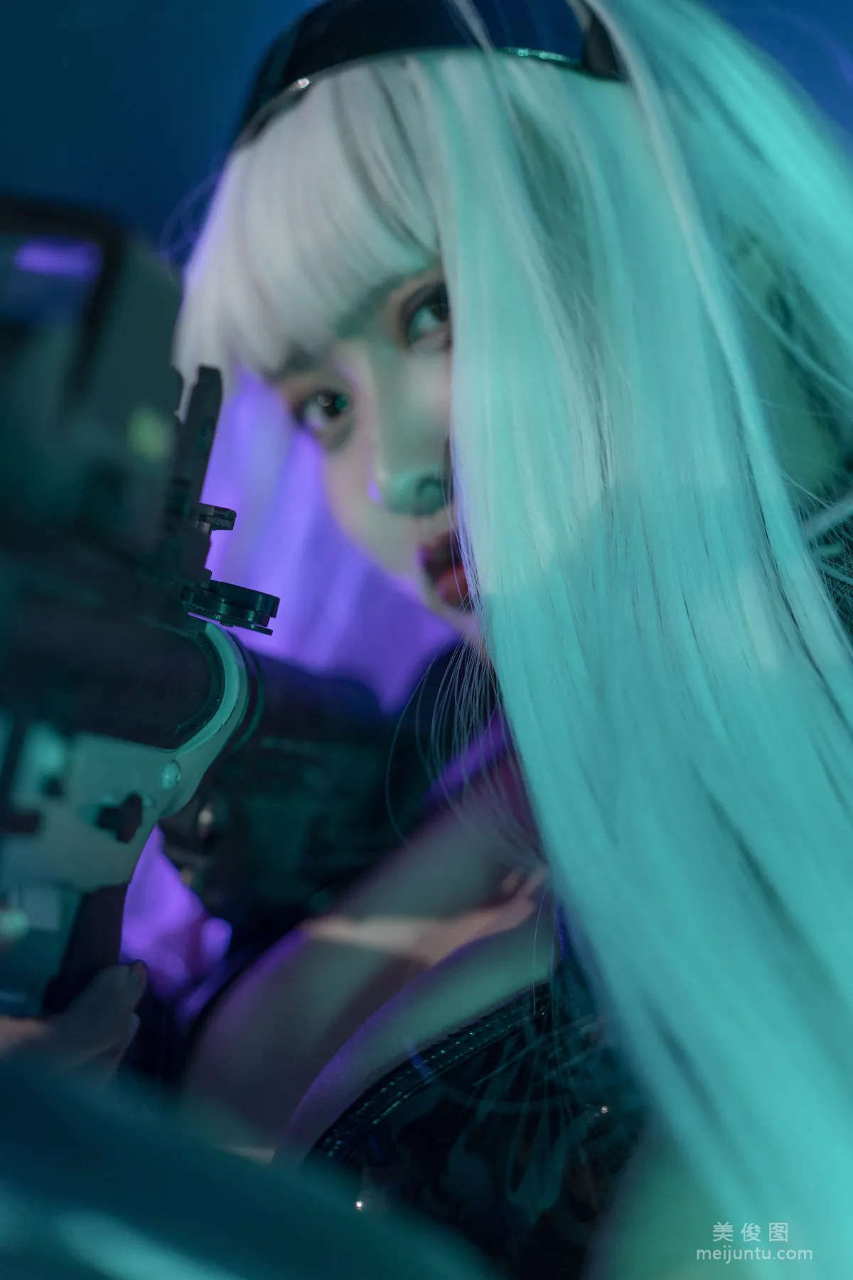 [Web Idol Coser Photos] Anime Blogger Tuoweiba Mizuki, Cyberpunk 2021 Set photo 9