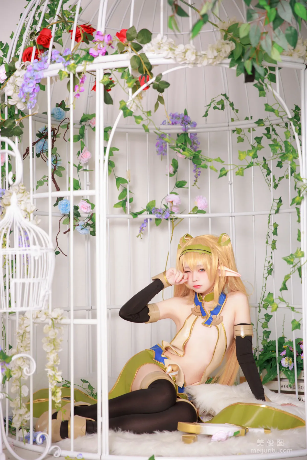 [Web Idols COSER Photos] G44 Buhui Shoushang, Elf Village photo 6
