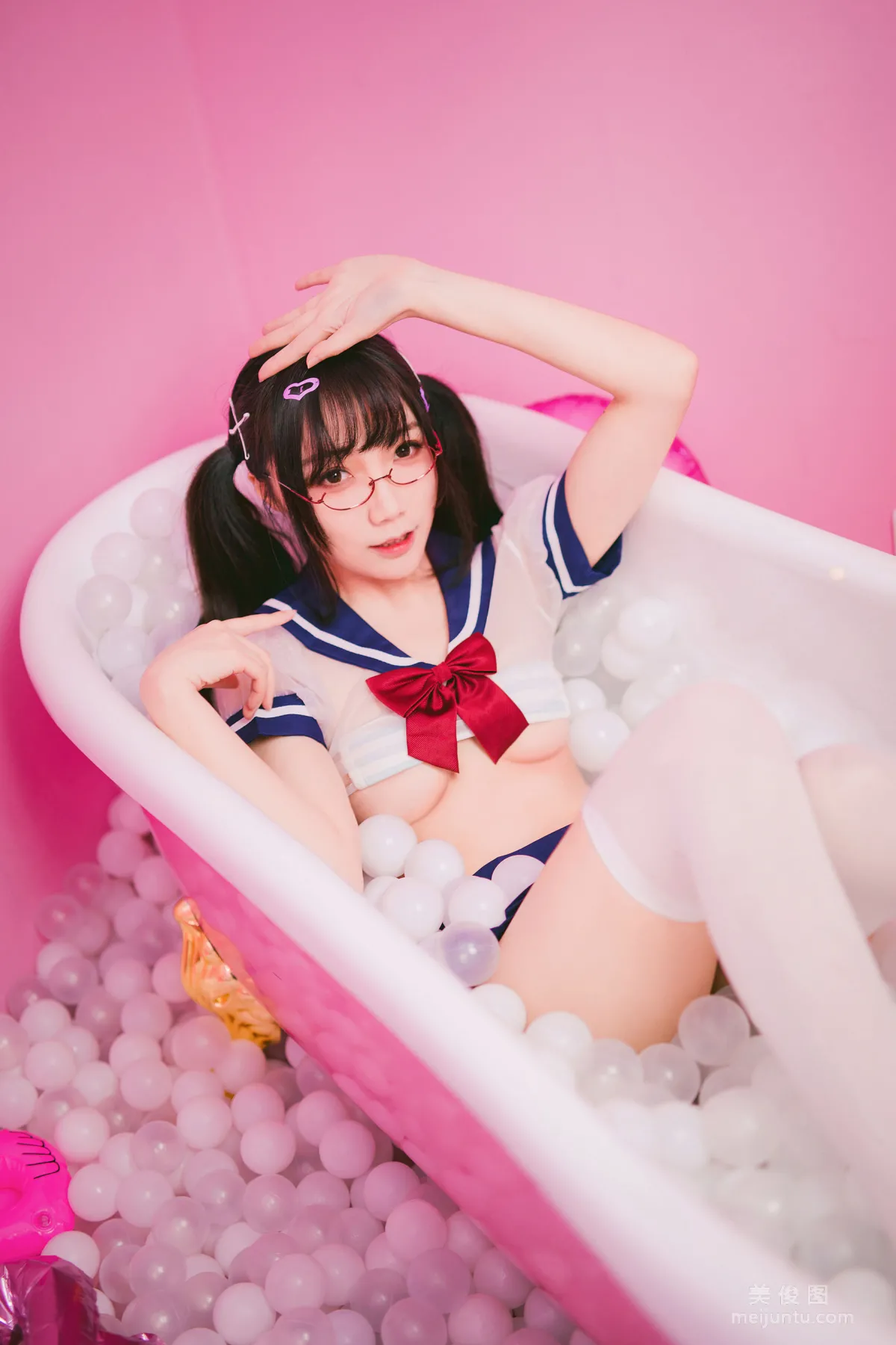 [網紅COSER寫真] 蘿莉福利真央Mao - JK 套圖 10