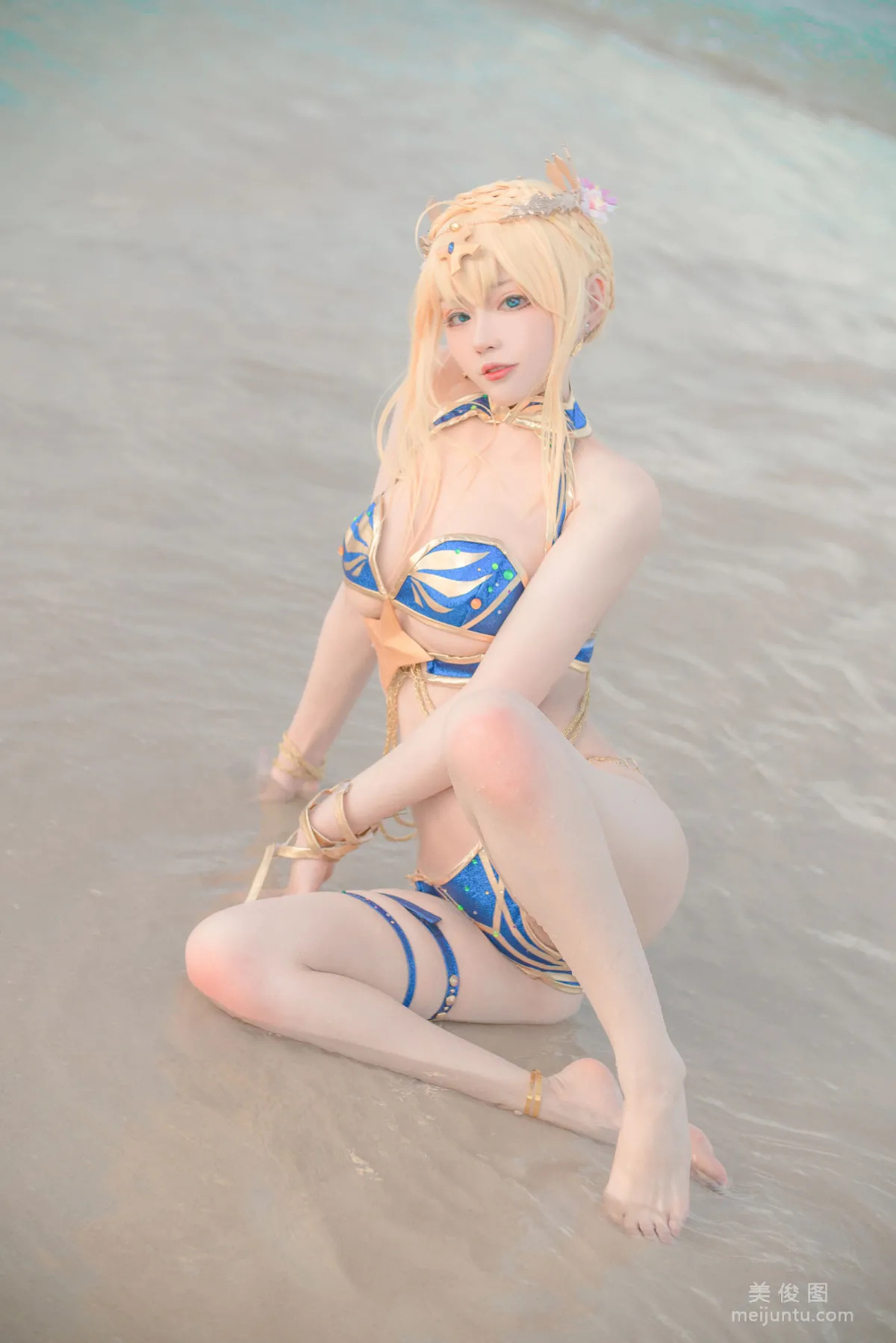 [Internet Celebrity COSER Photo] Qisikuai wii, White Gun Swimsuit photo 31