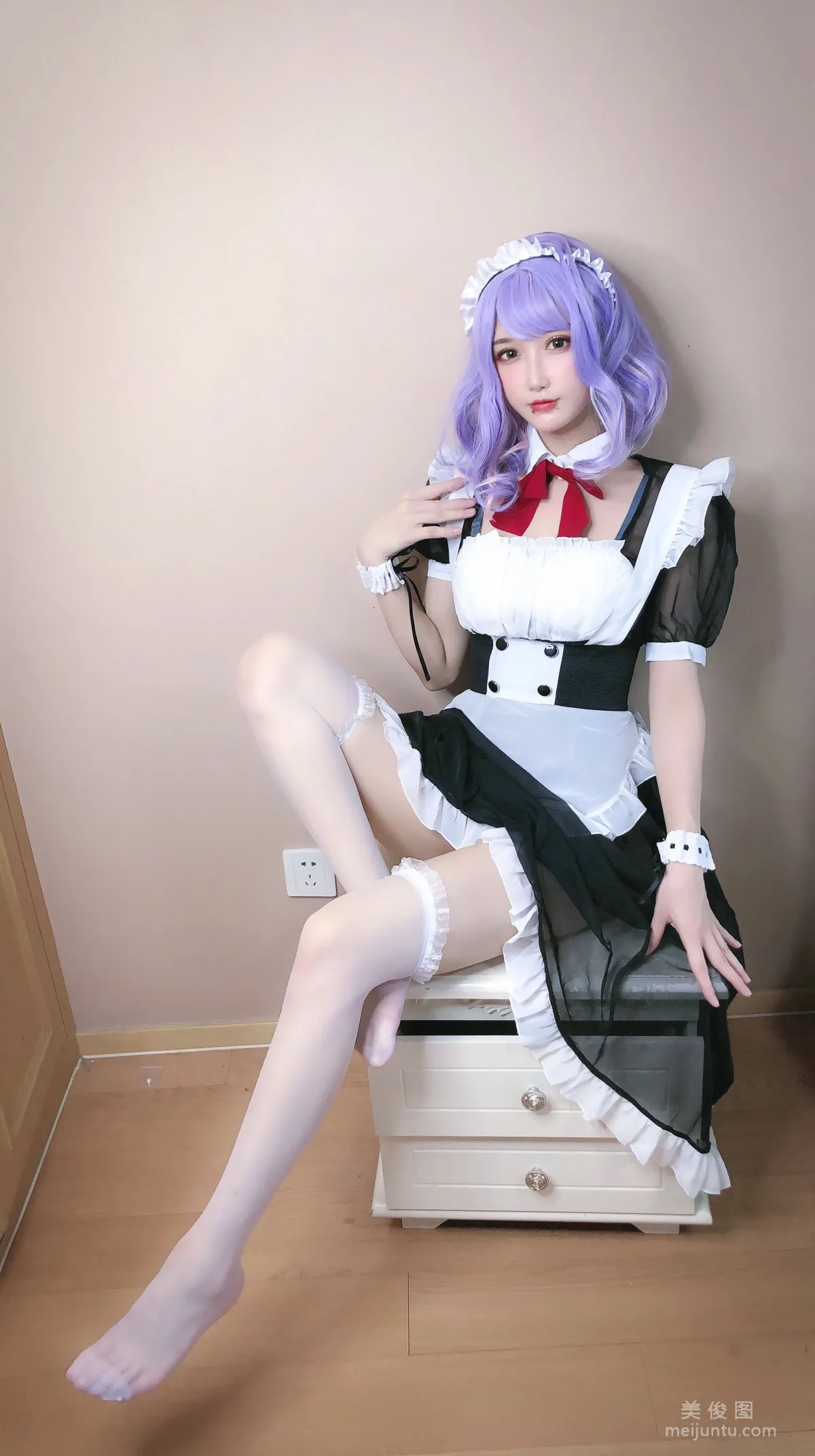 [Web Celebrity COSER Photo] Anime Blogger Abao Yeshi Tuniang - Maid Set photo 7