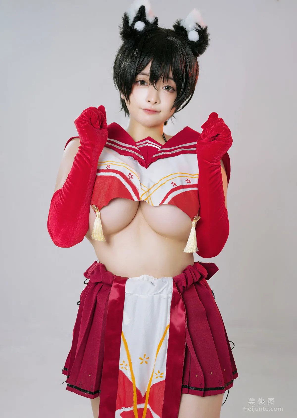 [Web Idol COSER Photos] NinJA Azhaizhai - Tsubaki photo 22