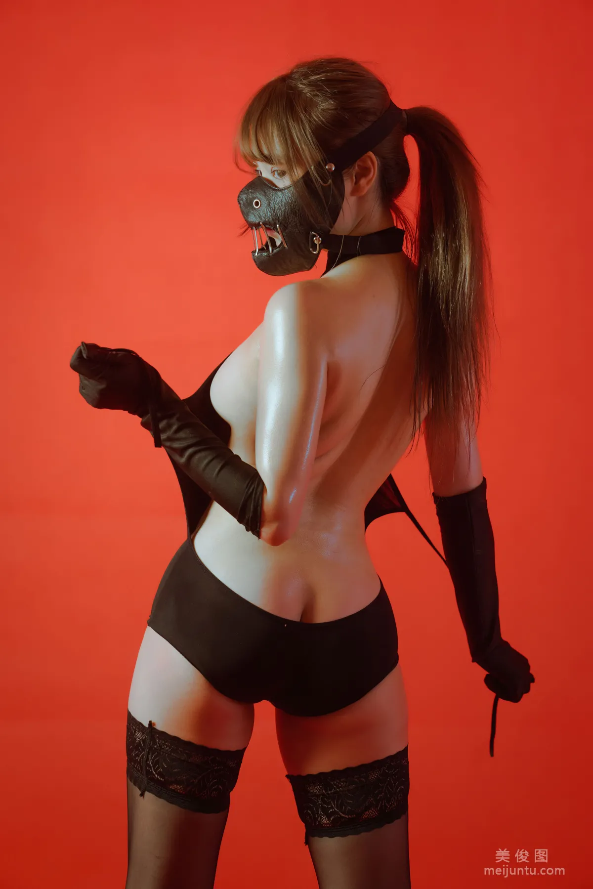 [Web Idol COSER Photos] Qiyue Miaozi - The Bound Ninja Set photo 20