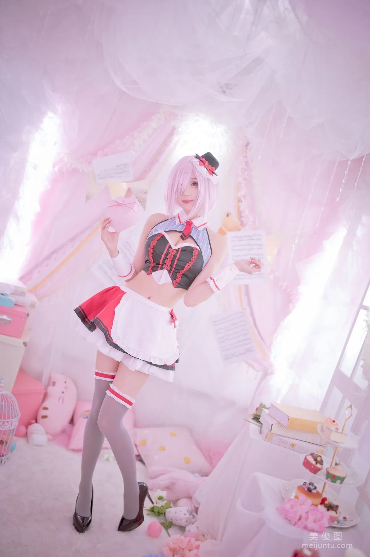 [Web Idols Coser Photo] Zhouji Shike Aitu Tu, Mash Valentine's Day Set photo 11