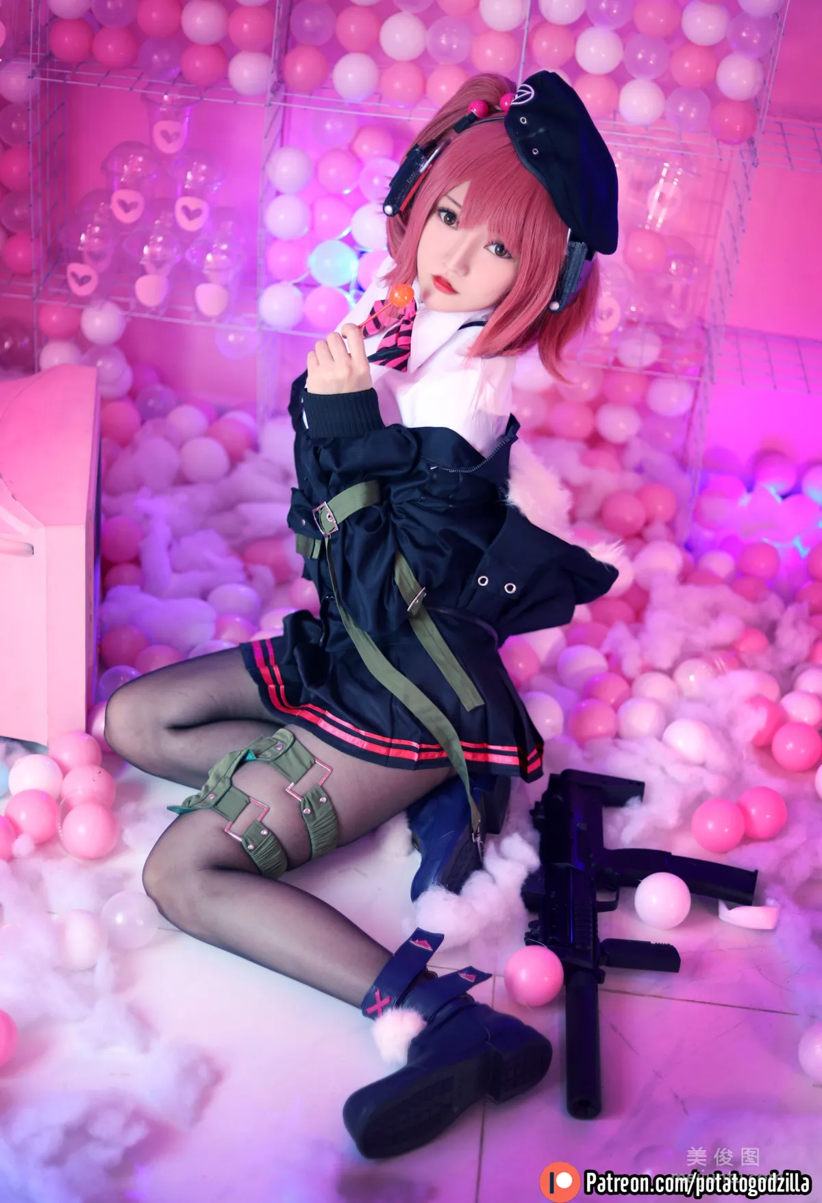 Coser小姐姐Potato Godzilla - MP7 (Girls Frontline) 写真套图8