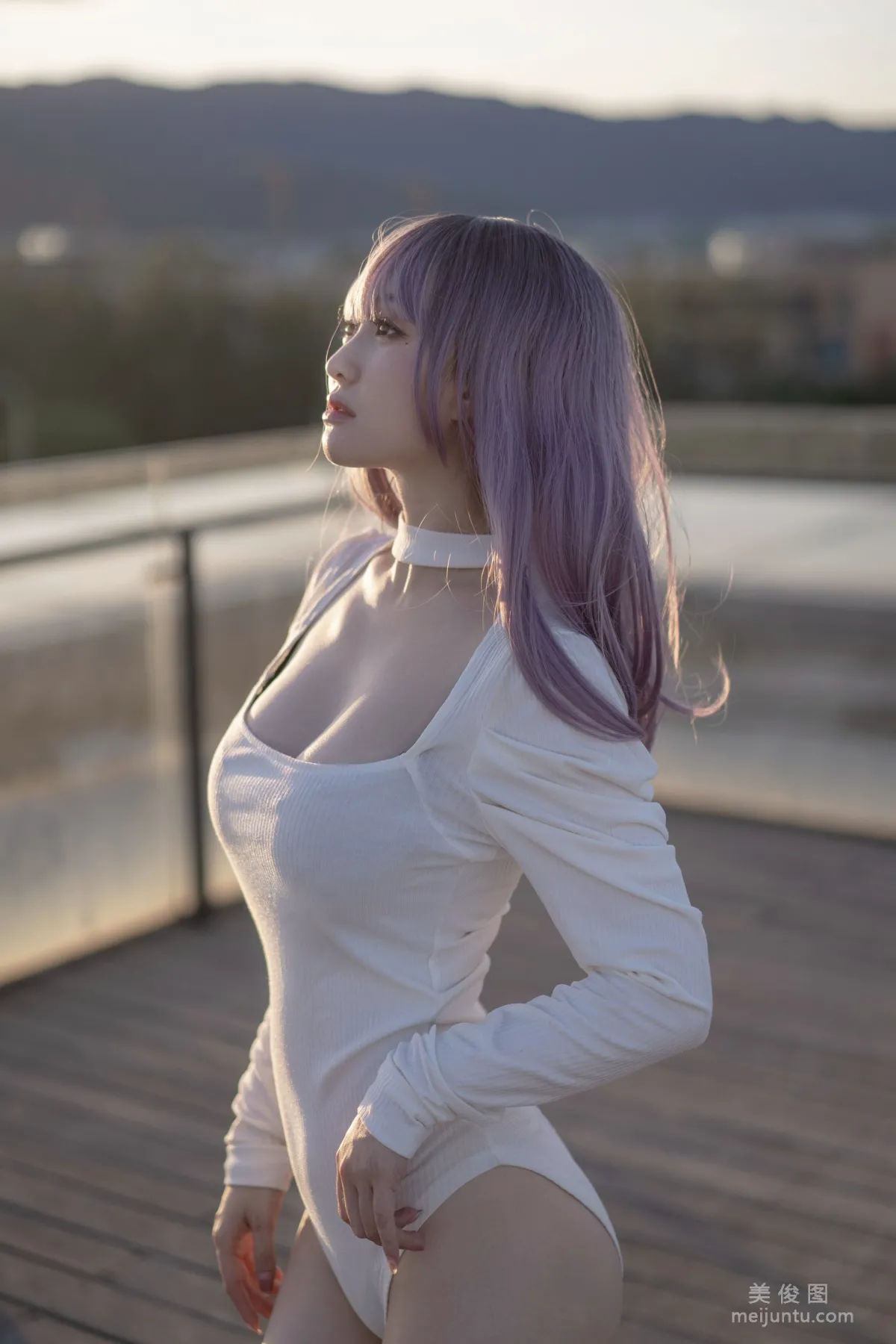 [Web Idols Photo] Anime Blogger Tuoweiba Mizuki - Rooftop Set photo 28