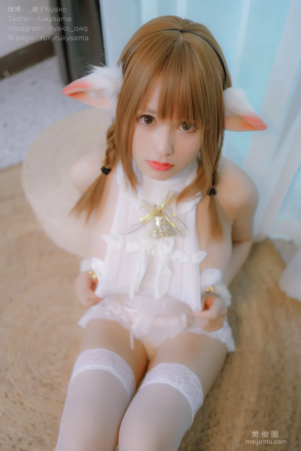 Cute Girl Nyako Miaozi - Beast Ear Girlfriend 2: Little White Sheep Series Photo Set photo 15
