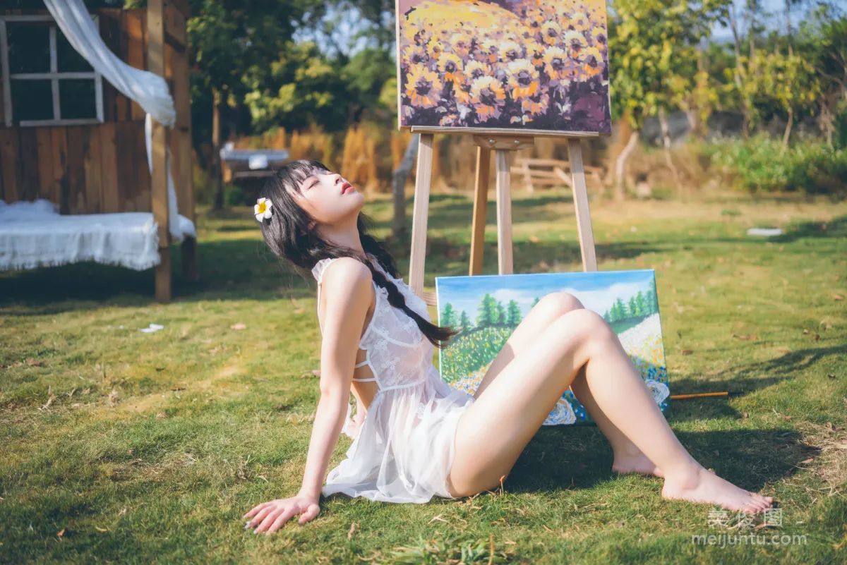 [Web Idols COSER Photos] Beauty Qingshui Younai, Pastoral Fresh 01 Set photo 15