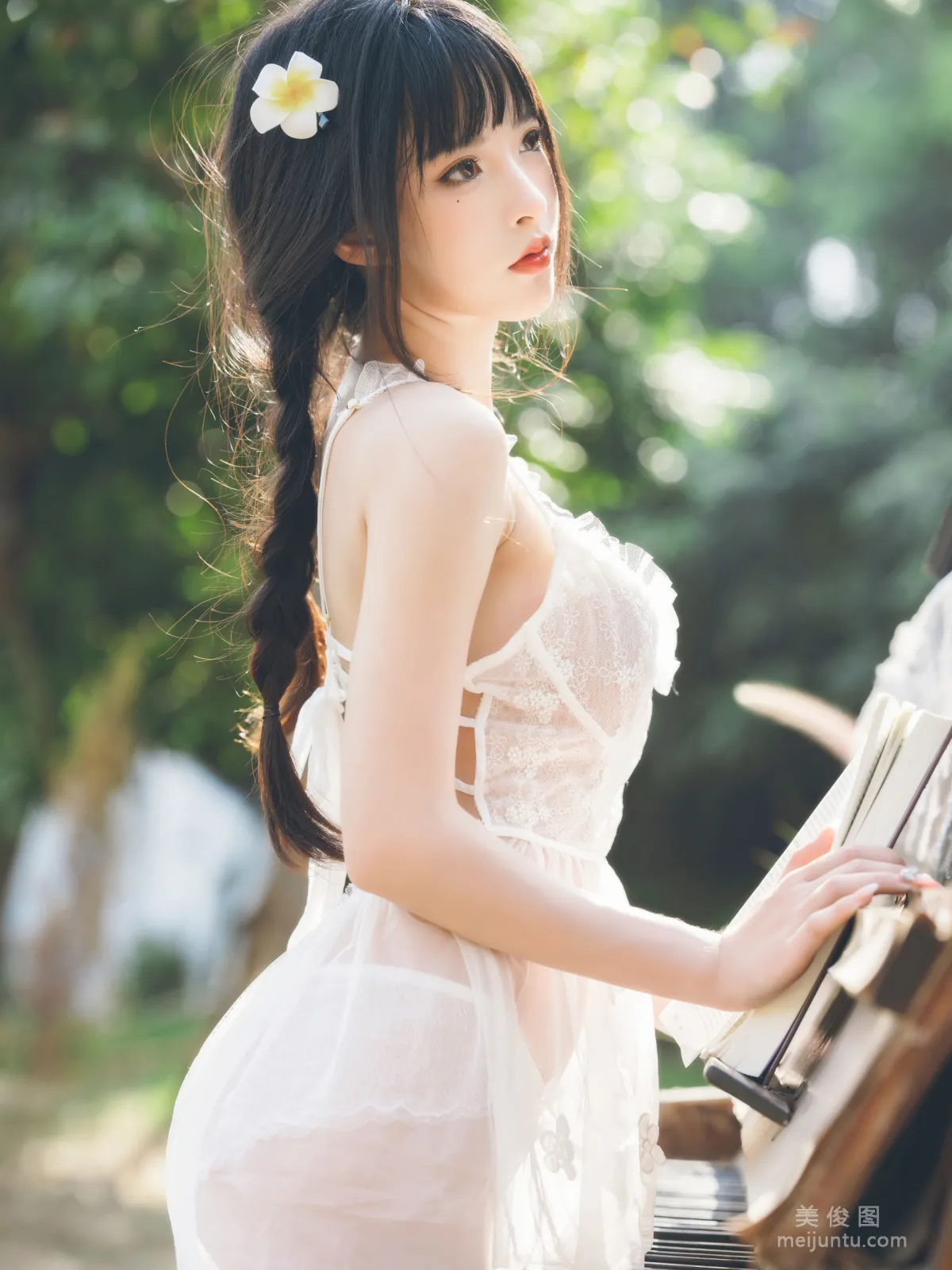 [Web Idols COSER Photos] Beauty Qingshui Younai, Pastoral Fresh 01 Set photo 57