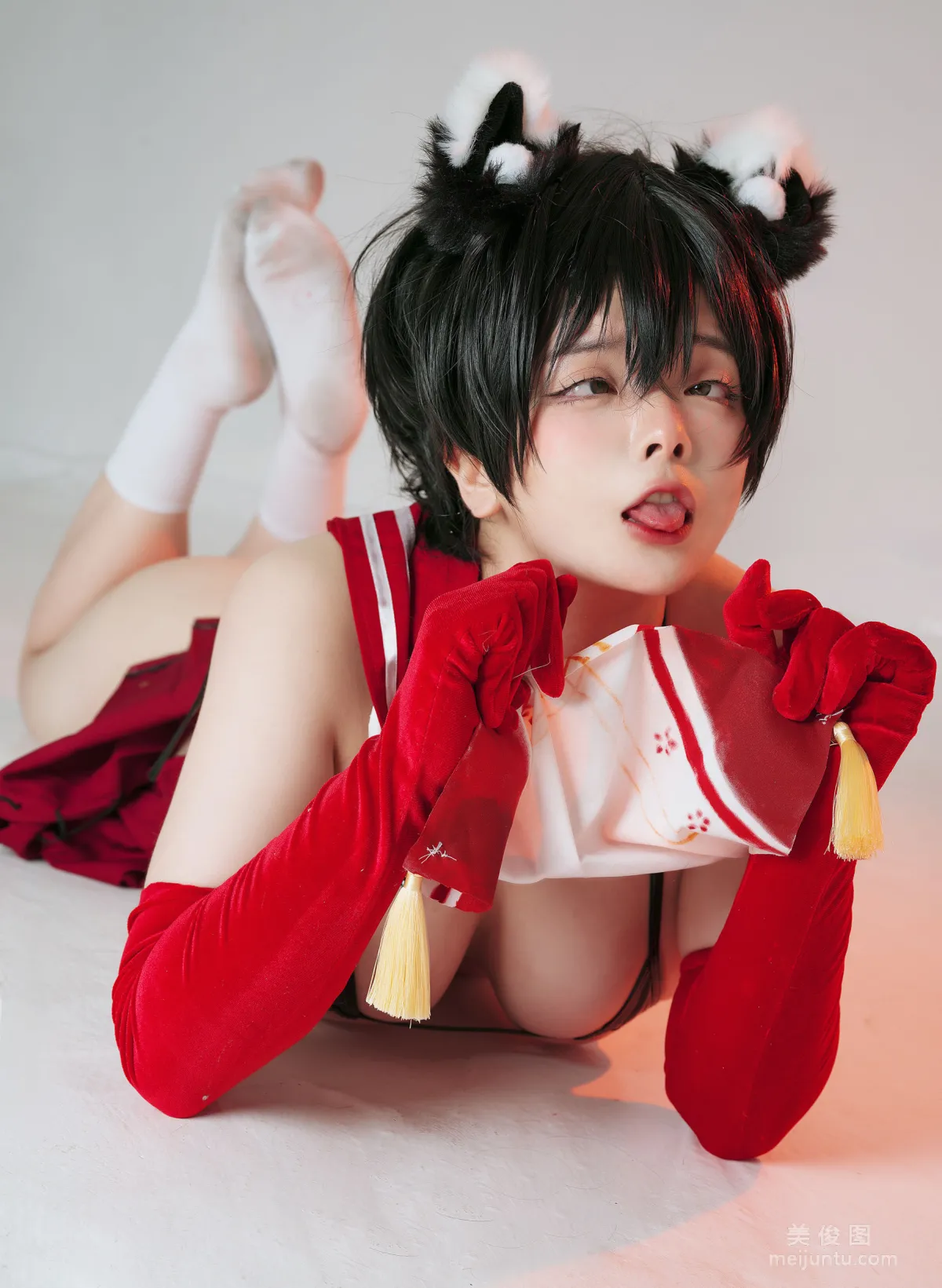[Web Idol COSER Photos] NinJA Azhaizhai - Tsubaki photo 20