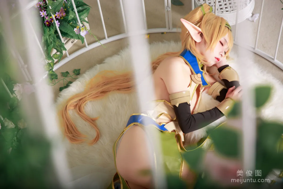[Web Idols COSER Photos] G44 Buhui Shoushang, Elf Village photo 5