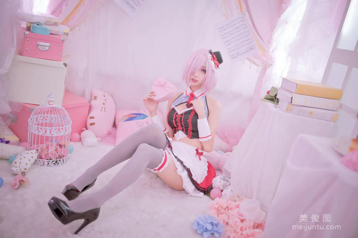[Web Idols Coser Photo] Zhouji Shike Aitu Tu, Mash Valentine's Day Set photo 17