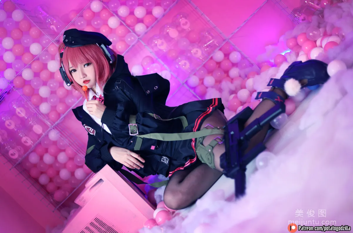 Coser小姐姐Potato Godzilla - MP7 (Girls Frontline) 写真套图4