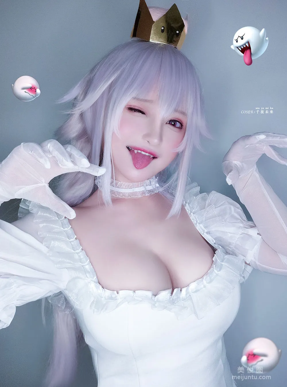 [Internet Celebrity COSER Photos] Qianye Weilai (Senya Miku) - Ghost Princess photo 3