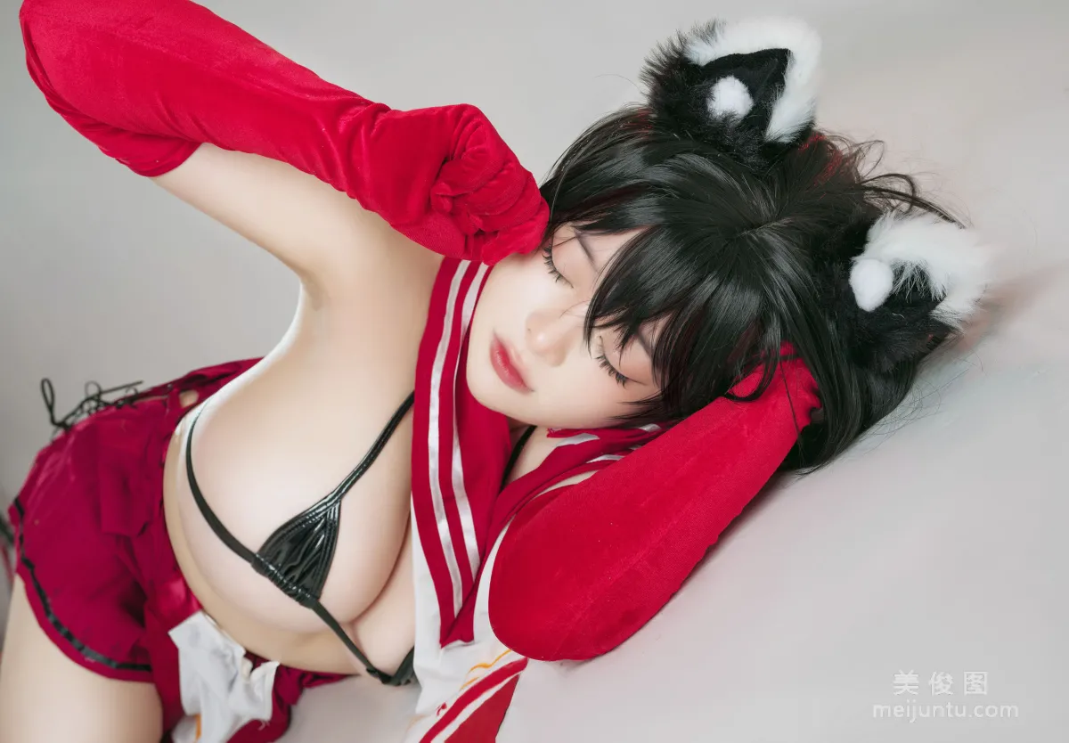 [Web Idol COSER Photos] NinJA Azhaizhai - Tsubaki photo 10