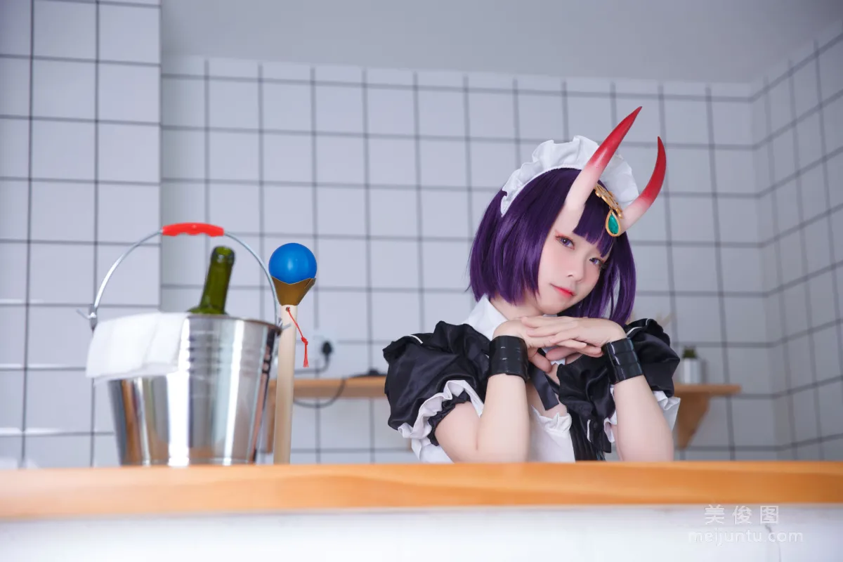 [Web Idol Cosplay Photos] Anime Blogger G44 Buhui Shoushang - Shuten Maid photo 11