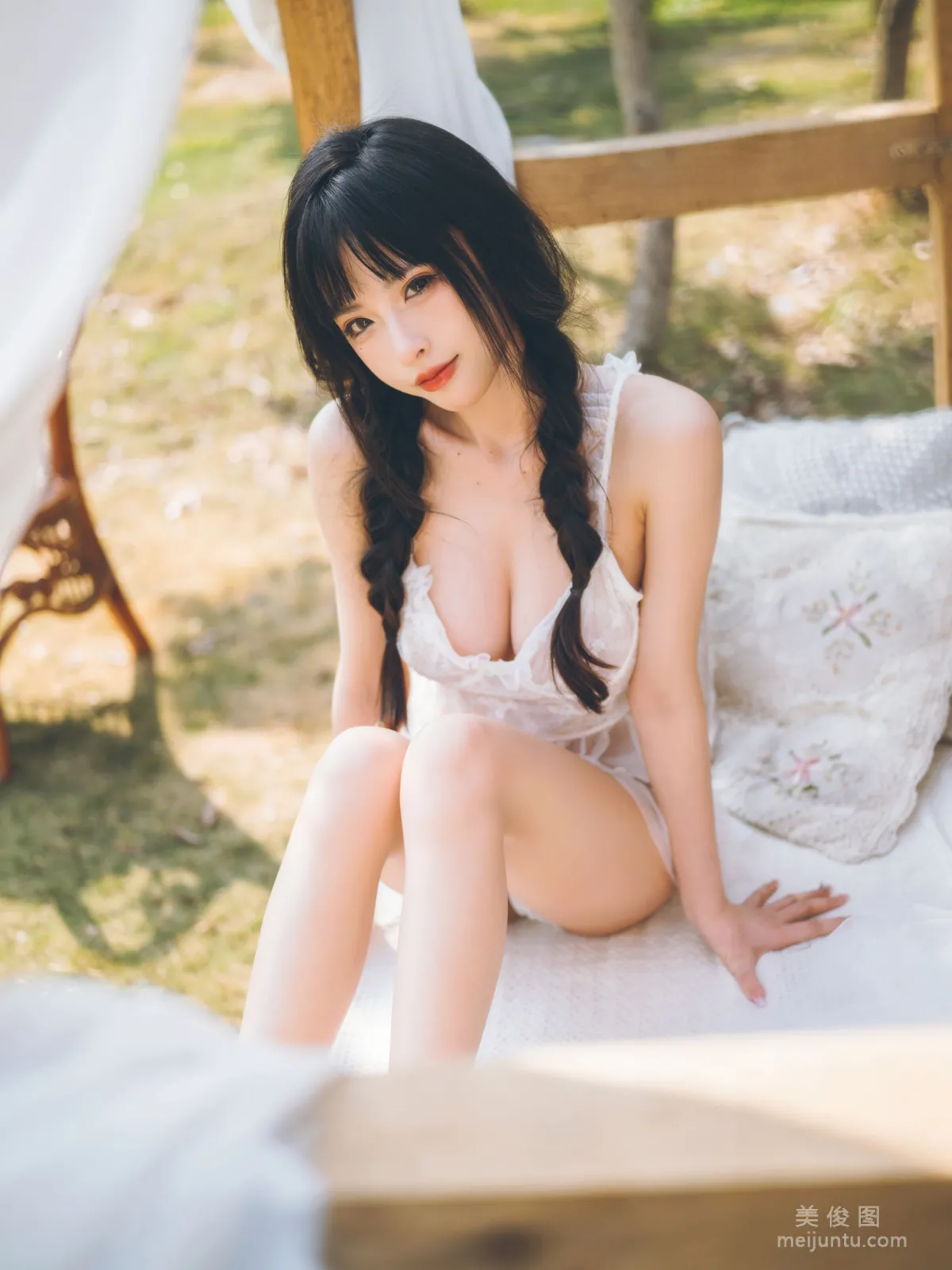 [Web Idols COSER Photos] Beauty Qingshui Younai, Pastoral Fresh 01 Set photo 26